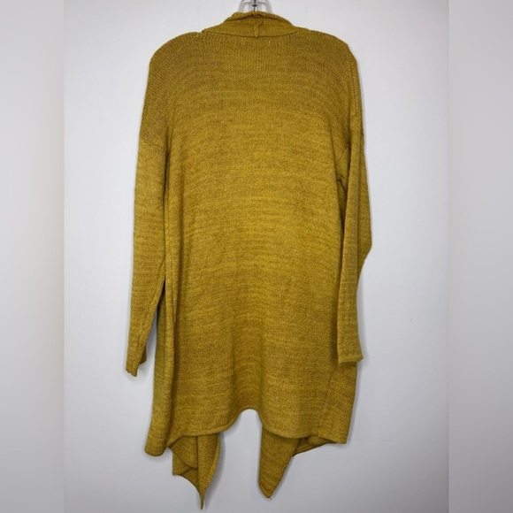 Favlux Long Sleeve Open Cardigan Mustard Sweater Women’s Ssize Medium - Picture 2 of 6